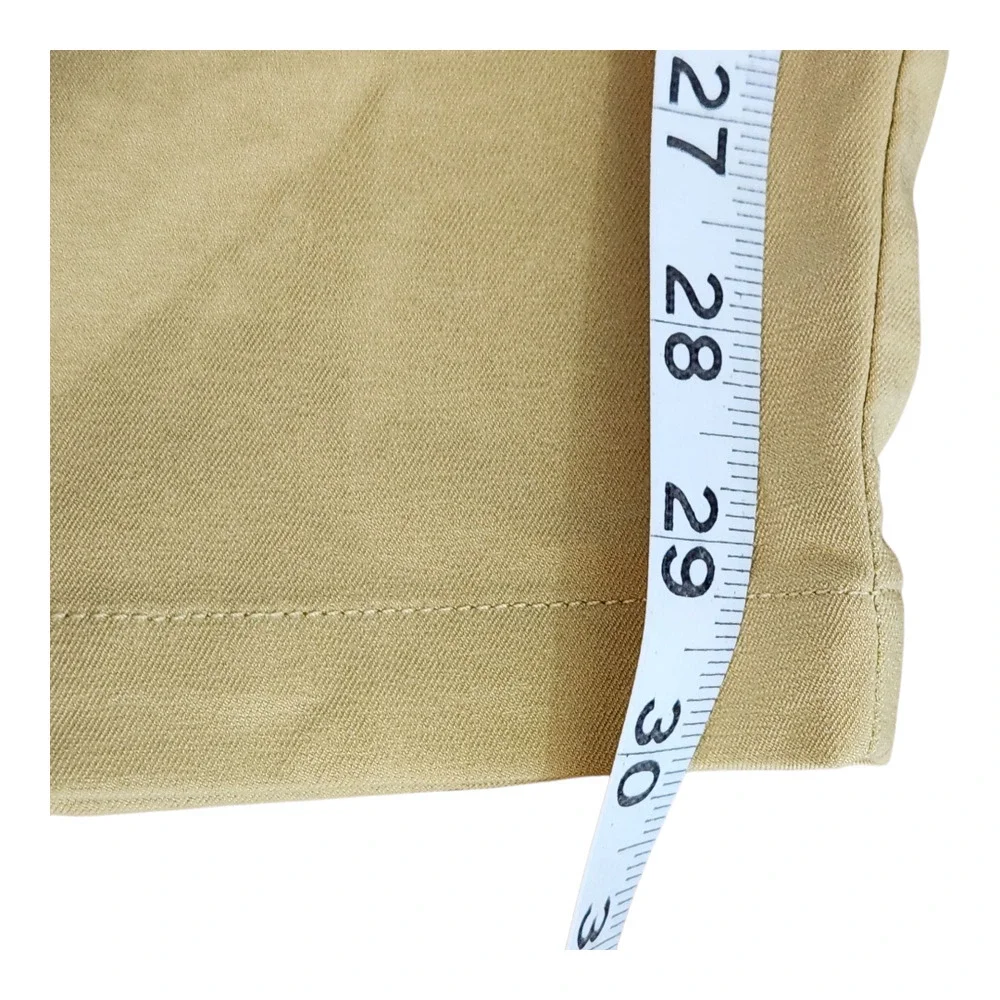 Nike Golf pants dri-fit‎ mens sz 38 x 30 yellow pockets button zip closure